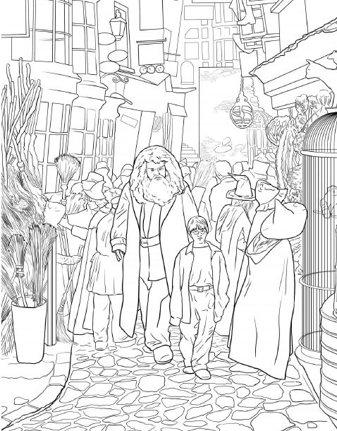 Harry Potter kolorowanki